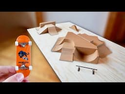 Making a Giant Cardboard Fingerboard Skate Park