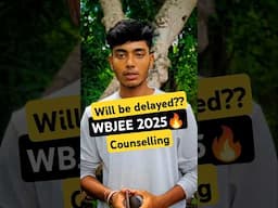 WBJEE 2025 Counselling Will be *****😰‼️#wbjee2025 #shorts #viral #wbjee