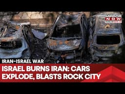 Isreal Strikes Iran, 5 Car Bombs Explode Across Tehran, Nuclear Scientists Killed In Attack | Watch