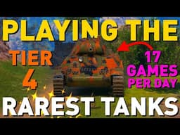 Playing the RAREST T4 Tanks in World of Tanks!