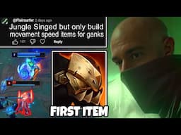 Speed Demon Singed Jungle can't be good... | Mundo Top, Healing Tank Briar Top, On-Hit Shyvana Top