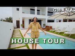 BEACH HOUSE IN GHANA | with Butler, Private pool & Padel Court