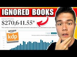 7 IGNORED But PROVEN Amazon KDP Niches ($10k/mo)