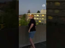 Oregon State baseball fans watch Florida State game from nearby parking structure