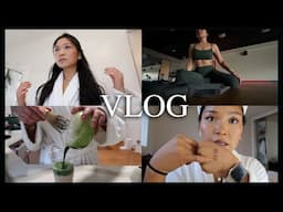 VLOG | current fav makeup products, new Sandro jacket, blue jeans haul, & my relationship w/ God