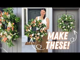2 FAST AND EASY summer wreaths
