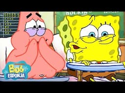 Bob Esponja | O Desafio Final do “Tente Não Rir” com Bob Esponja 🥴 | Bob Esponja em Português