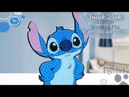 SNEAK PEEK! 🌴🌺🌊Stitch Sparkle Pal by Disney at Diamond Art Club!🌴🌺🌊