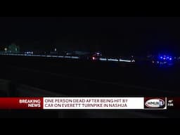 One person dead after being hit by vehicle on Everett Turnpike in Nashua