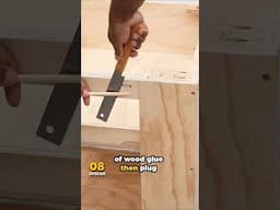 DIY Multi-Purpose Workbench (Plug, sand, paint) – Ep. 08 #Short  #woodwork #diyprojects