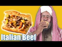 Tribal People Try Italian Beef Sandwich For The First Time