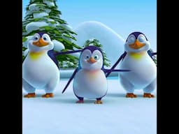 Penguins Attention | FunForKidsTV - Nursery Rhymes & Baby Songs #shorts