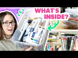 Organizing Art Supplies to Stress Down (So Satisfying!)