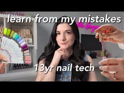7 Things I'd Do Differently If I Had to Restart My Nail Business 💅🏻