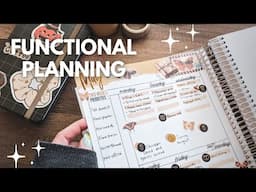 Minimalist Functional Planner Spread ✨ Weekly Planning in my Erin Condren Notebook