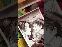 Luffy ❤️ Boa #mangs #asmr #sketch #artshorts