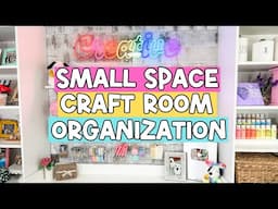 🌟The BEST Organization for Small Spaces!  Budget-Friendly Craft Room Organization Tips & Tricks