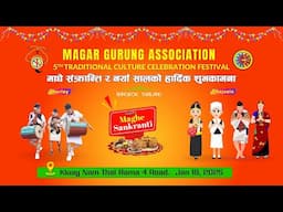 Magar Gurung STOLE the Show at Thailand's BIGGEST Culture Festival!