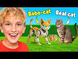 REAL Cat vs ROBO Cat!!!