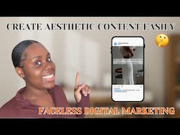 Faceless Digital Marketing| How to Create Viral Faceless Content for Instagram & TikTok