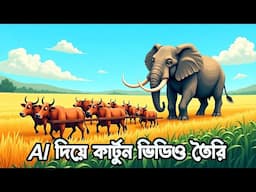 Ai দিয়ে ভাইরাল কার্টুন ভিডিও তৈরি করুন | How To Make Cartoon Video with Ai (Step-by-Step Tutorial)