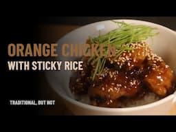 Easy Orange Chicken & Sticky Rice | Better Than Takeout Recipe!