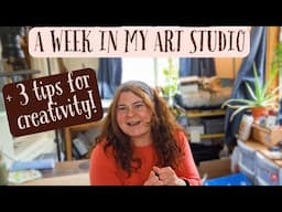 Flowing with Art Cycles/ Seasons to Explode Creativity! Art Studio Vlog