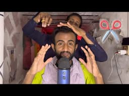 ASMR Haircut But He is Fake Barber