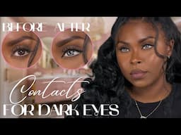 How to change your eye color | NEW COLOR CONTACTS on dark eyes | TTDEYE 2025