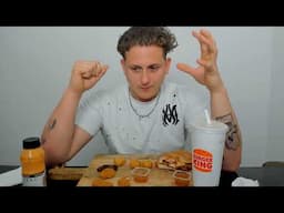 Burger King new crzy chicken mukbang