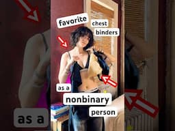 my FAVORITE CHEST BINDERS! 🙆🏻 #enby #nonbinary #androgynous #fashion #style #chestbinder #trans