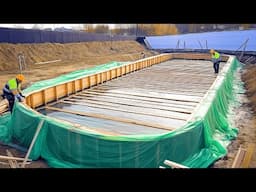 Man Builds Luxury Swimming Pool in His Backyard | Start to Finish by @rlcmaker