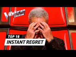 When Coaches Get INSTANT REGRET for Not Turning on The Voice