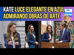 VISITA SORPRESA DE KATE AL PICASSO MÁS GRANDE DEL MUNDO, DESTILANDO ELEGANCIA.