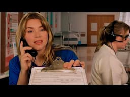 ASMR Emergency Room Medical Receptionist Checks You In, Triage Exam