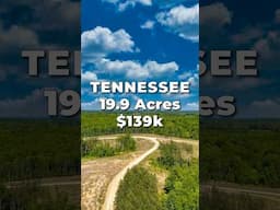 LAND for SALE in TENNESSEE • 19.9 Acres with Power for $139k • LANDIO