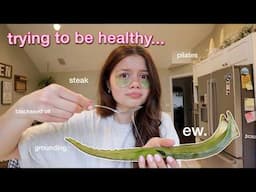 trying to become a wellness girly (again)