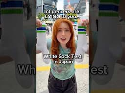 Influencers are LYING about Japan - REAL Sock Test 🧦