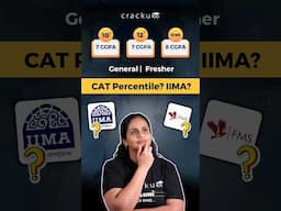 Can you get into this IIMA with this profile? 7, 7, 8, General Fresher