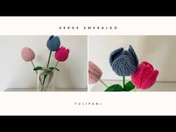 TUTORIAL TULIPANI 🌷 || Come fare stupendi tulipani all'uncinetto