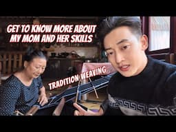 This generation has forgotten the tradition of weaving traditional shawl| my mom still doing it