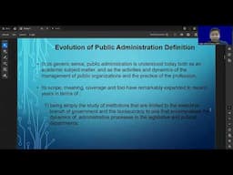 Basic Concepts and Principles of Public Administration