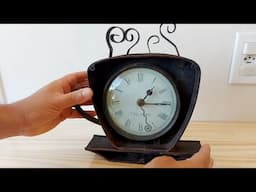 Restoration Of An Old And Very Rusty Clock: Bring it to new again