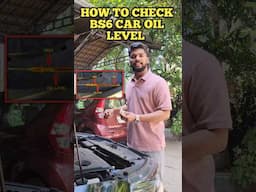 Correct way to check BS6 Vehicle engine oil level 🚗🚨