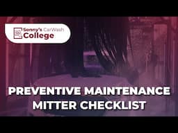 Preventive Maintenance: Mitter