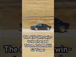 INSANE twin-turbo V6 all-carbon Alfa Romeo: The Totem Automobili GT Super #carreview #shorts