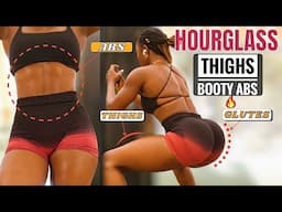 BUILD THICKER THIGHS, BOOTY & VISIBLE ABS🔥 | Day 4: 20 Min NONSTOP Hourglass Challenge At Home