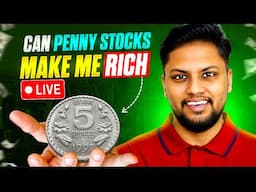 Buying penny stock only between 5-10₹ 🛑LIVE | GreyAnswers