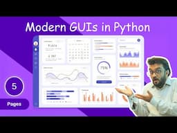 #5 Pages : Building Modern GUIs using Python | Full Course | 2025