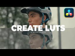 How To Create LUTs In DaVinci Resolve